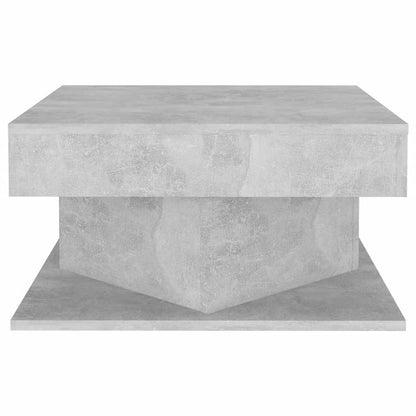 Tavolino da Salotto Grigio Cemento 57x57x30cm Legno Multistrato | homemem39