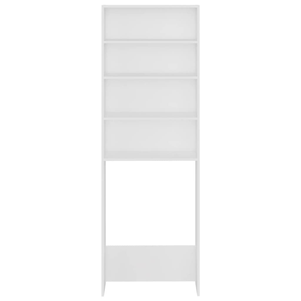 Mobile per Lavatrice Bianco 64x24x190 cm - homemem39