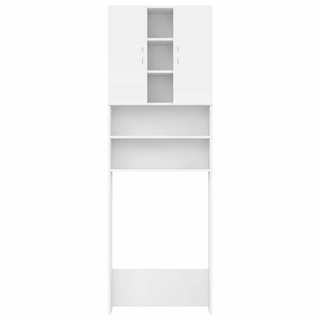 Mobile per Lavatrice Bianco 64x25,5x190 cm | homemem39