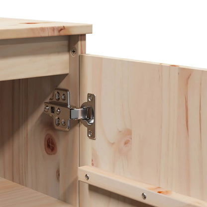 Credenza 60x36x84 cm in Legno Massello di Pino