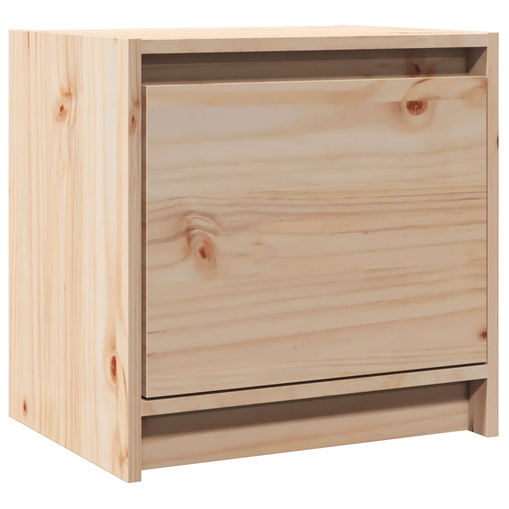 Comodino 40x30,5x40 cm in Legno Massello di Pino | homemem39
