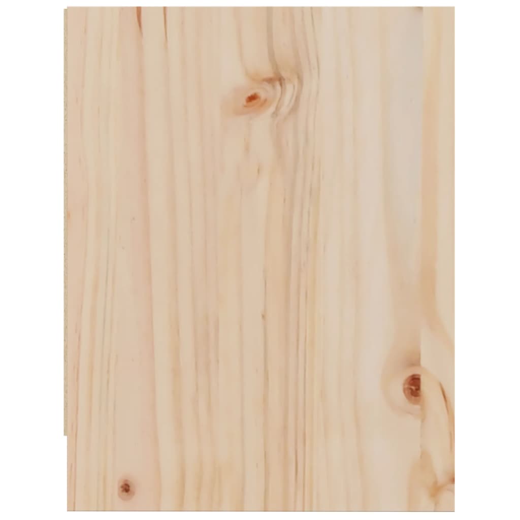 Comodino 40x30,5x40 cm in Legno Massello di Pino - homemem39