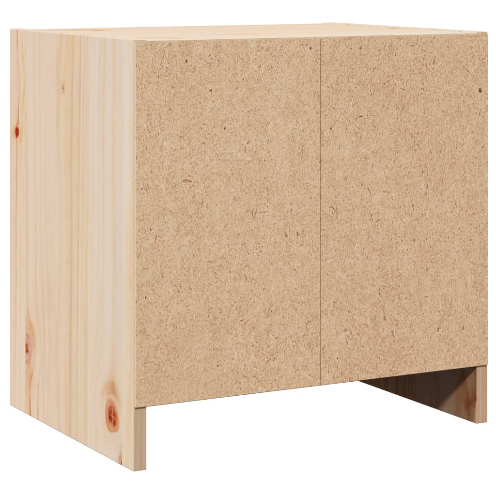 Comodino 40x30,5x40 cm in Legno Massello di Pino | homemem39