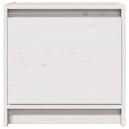 Comodini 2 pz Bianchi 40x30,5x40 cm in Legno Massello di Pino - homemem39