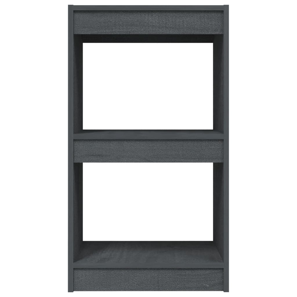 Libreria Grigia 40x30x71,5 cm in Legno Massello di Pino | homemem39