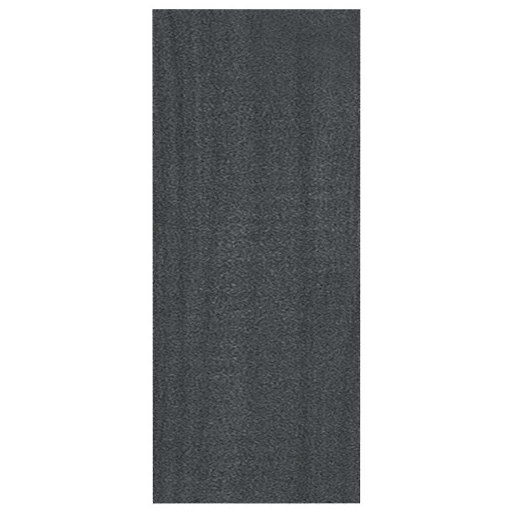 Libreria Grigia 40x30x71,5 cm in Legno Massello di Pino