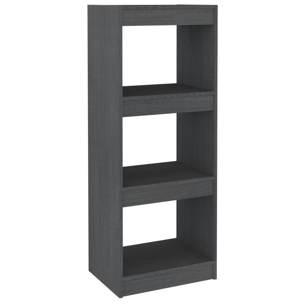 Libreria/Divisorio Grigio 40x30x103,5 cm Legno Massello di Pino | homemem39