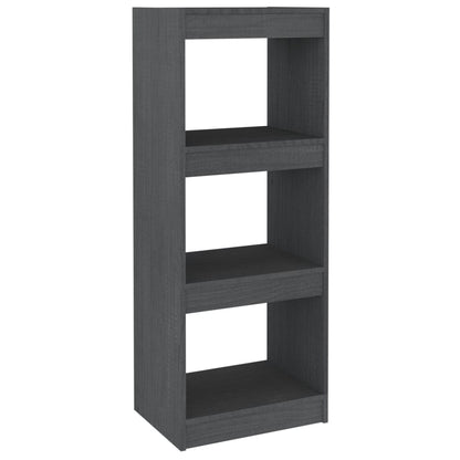Libreria/Divisorio Grigio 40x30x103,5 cm Legno Massello di Pino | homemem39