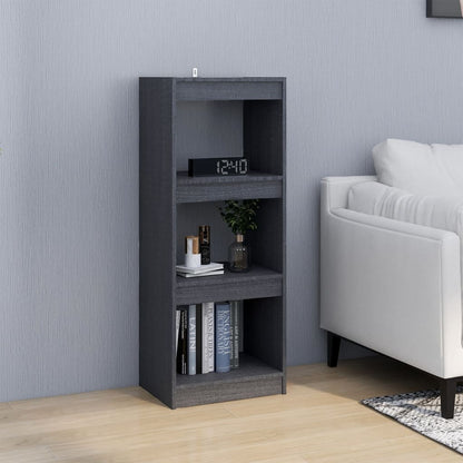 Libreria/Divisorio Grigio 40x30x103,5 cm Legno Massello di Pino | homemem39