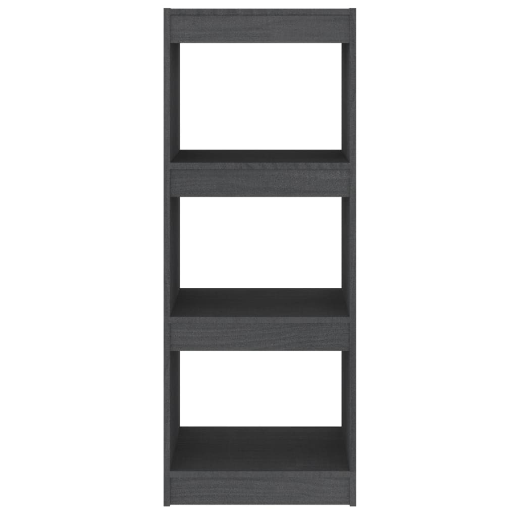 Libreria/Divisorio Grigio 40x30x103,5 cm Legno Massello di Pino | homemem39