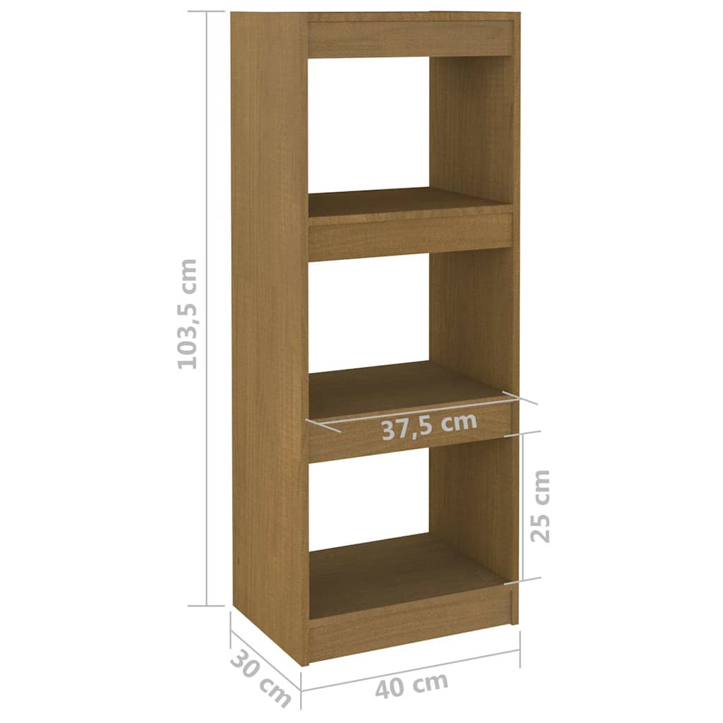 Libreria/Divisorio Ambra 40x30x103,5 cm in Massello di Pino