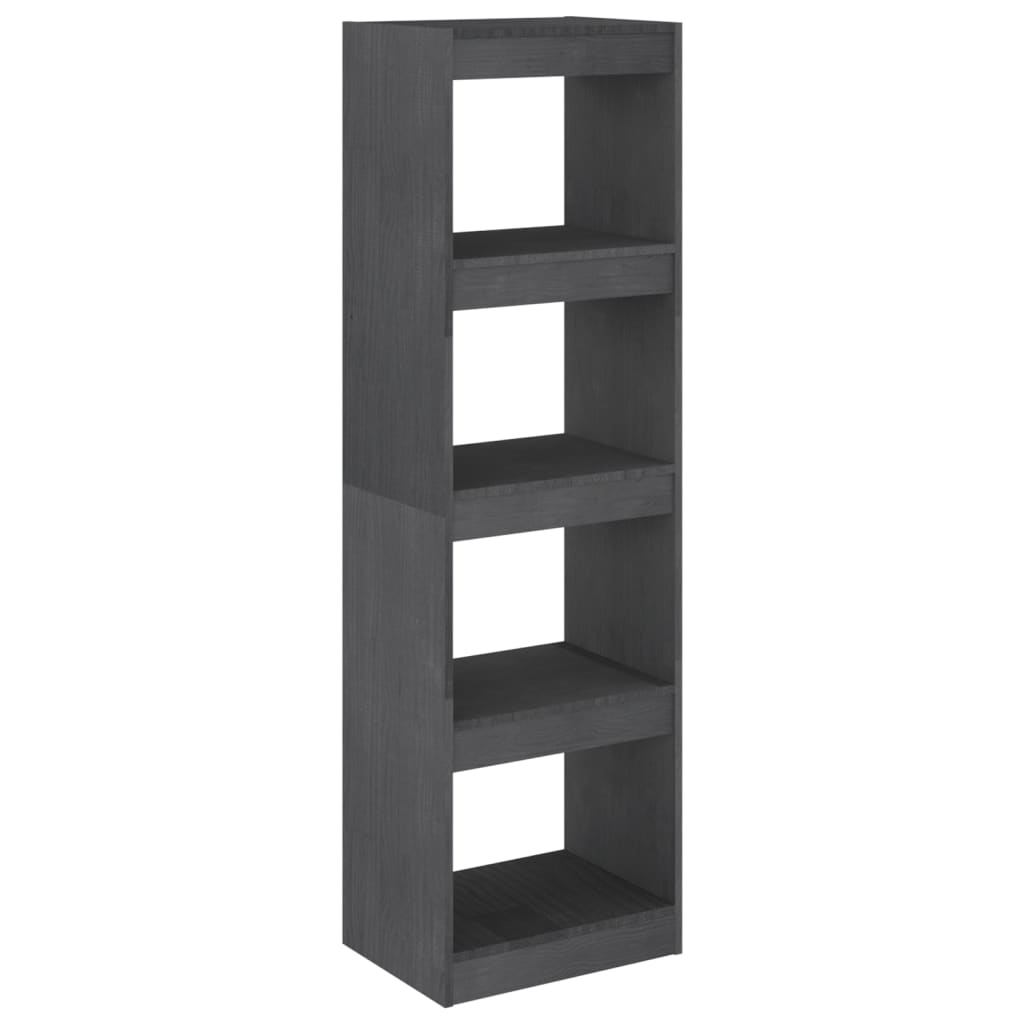 Libreria/Divisorio Grigio 40x30x135,5 cm Legno Massello di Pino | homemem39