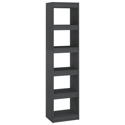 Libreria/Divisorio Grigio 40x30x167,5 cm in Massello di Pino | homemem39