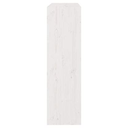Libreria/Divisorio Bianco 80x30x103,5 cm in Massello di Pino