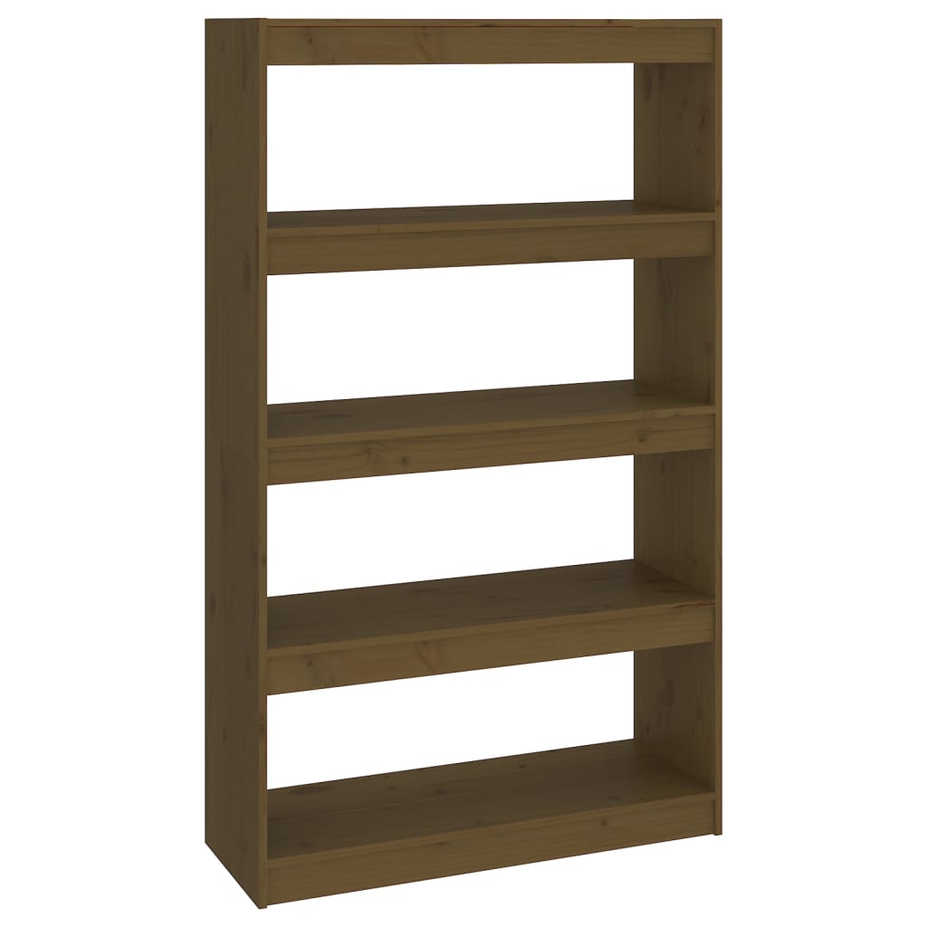 Libreria/Divisorio Ambra 80x30x135,5 cm Legno Massello di Pino | homemem39