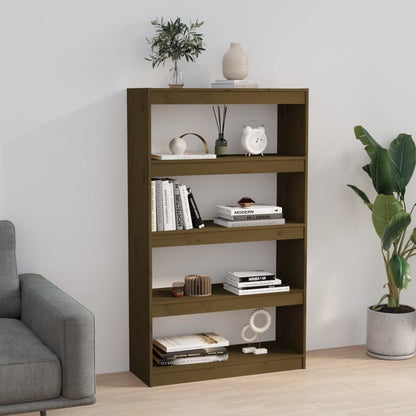 Libreria/Divisorio Ambra 80x30x135,5 cm Legno Massello di Pino | homemem39