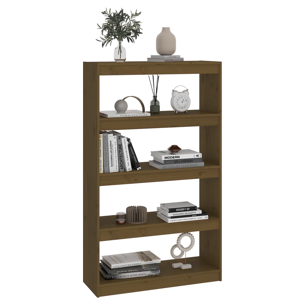 Libreria/Divisorio Ambra 80x30x135,5 cm Legno Massello di Pino - homemem39