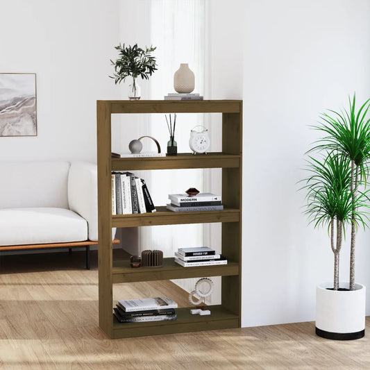 Libreria/Divisorio Ambra 80x30x135,5 cm Legno Massello di Pino - homemem39