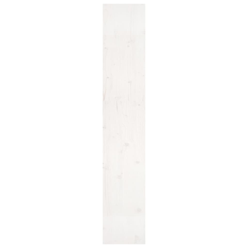 Libreria/Divisorio Bianco 80x30x167,4 cm Legno Massello di Pino - homemem39