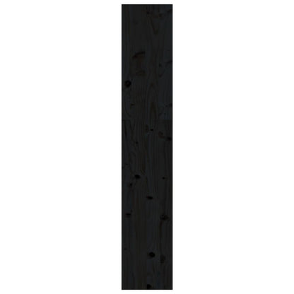 Libreria/Divisorio Nero 80x30x167,4 cm Legno Massello di Pino | homemem39