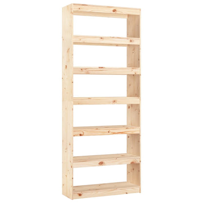 Libreria/Divisorio 80x30x199,5 cm in Legno Massello di Pino | homemem39