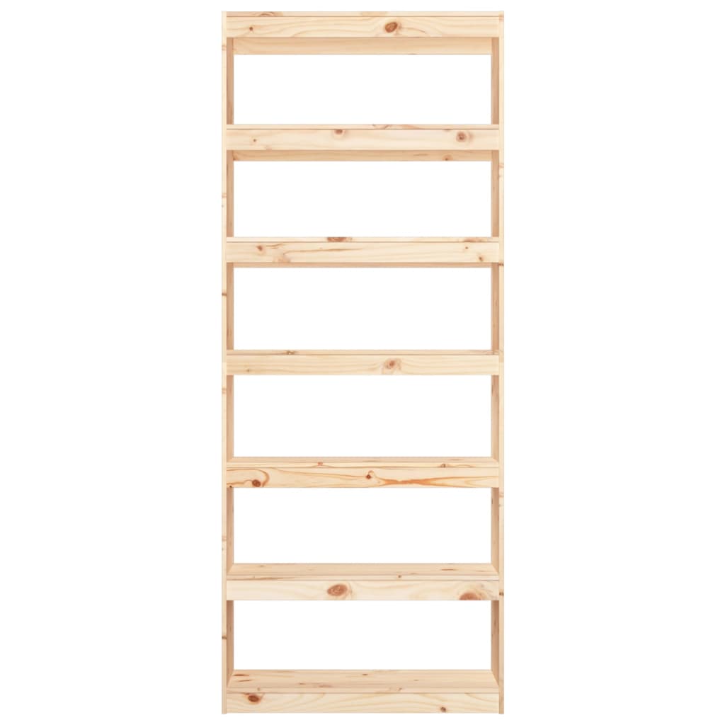 Libreria/Divisorio 80x30x199,5 cm in Legno Massello di Pino | homemem39