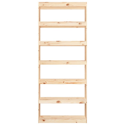Libreria/Divisorio 80x30x199,5 cm in Legno Massello di Pino | homemem39