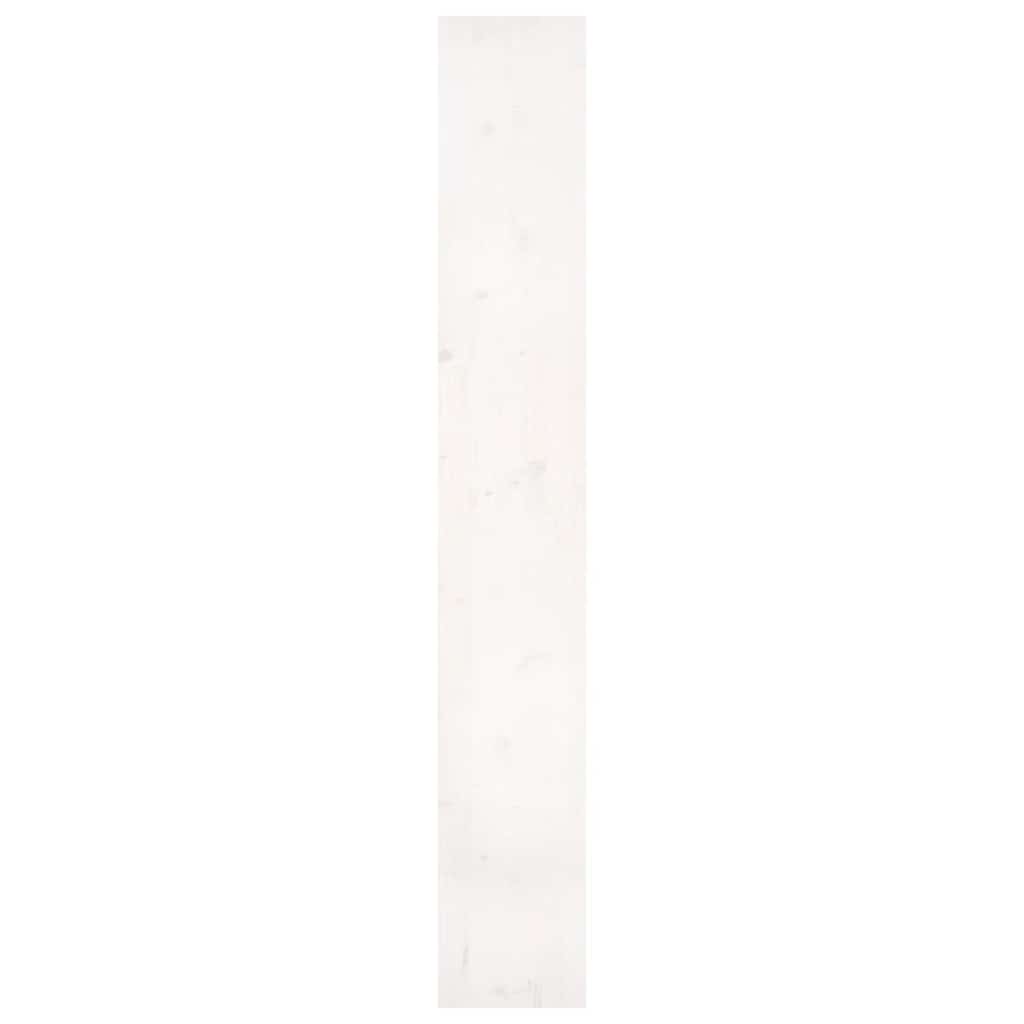 Libreria/Divisorio Bianco 80x30x199,5 cm in Massello di Pino | homemem39