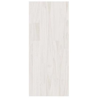 Libreria/Divisorio Bianco 100x30x71,5 cm Legno Massello di Pino | homemem39