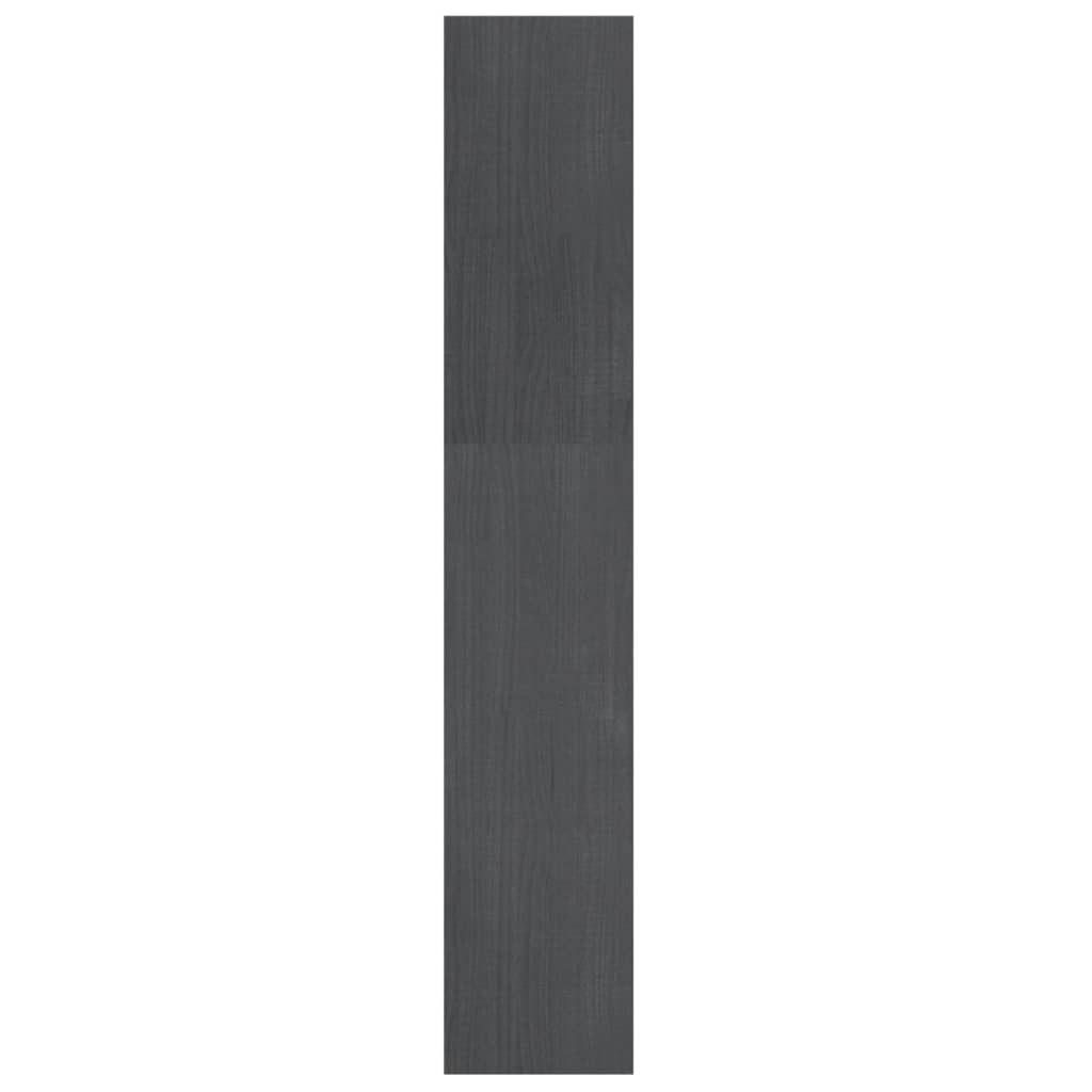 Libreria/Divisorio Grigio 100x30x167,5 cm in Massello di Pino | homemem39