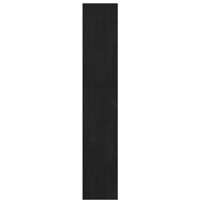 Libreria/Divisorio Nero 100x30x167,5 cm in Legno di Pino