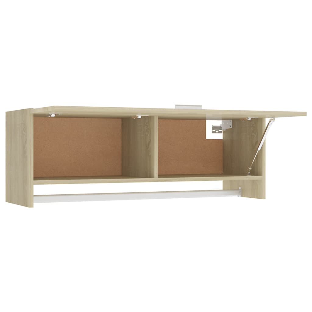 Armadio Rovere Sonoma 100x32,5x35 cm in Legno Multistrato - homemem39