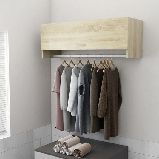 Armadio Rovere Sonoma 100x32,5x35 cm in Legno Multistrato - homemem39