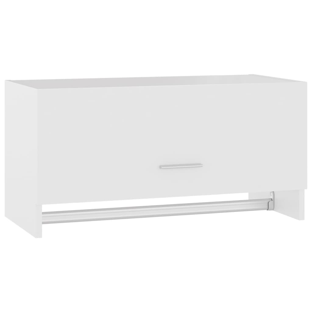 Armadio Bianco 70x32,5x35 cm in Legno Multistrato - homemem39