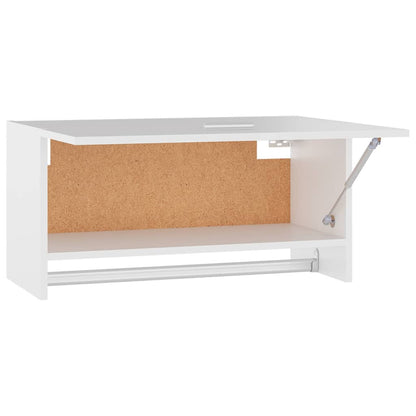Armadio Bianco 70x32,5x35 cm in Legno Multistrato - homemem39