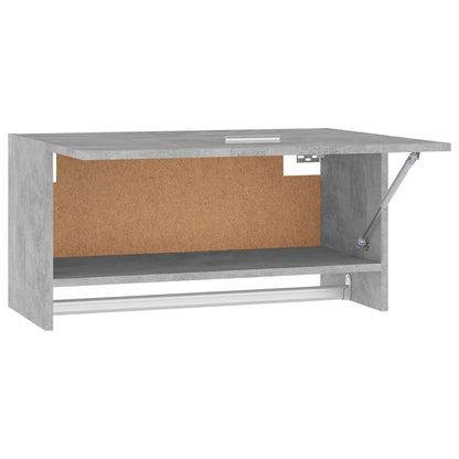 Armadio Grigio Cemento 70x32,5x35 cm in Legno Multistrato - homemem39