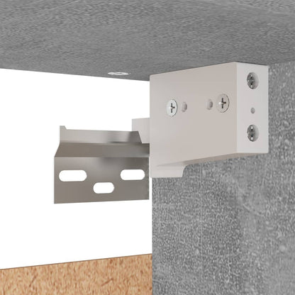 Armadio Grigio Cemento 70x32,5x35 cm in Legno Multistrato - homemem39