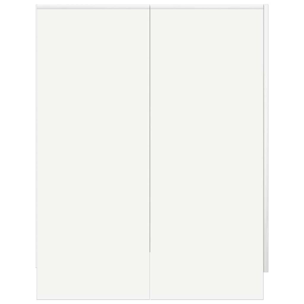 Mobile per Lavatrice Bianco 71x71,5x91,5 cm - homemem39