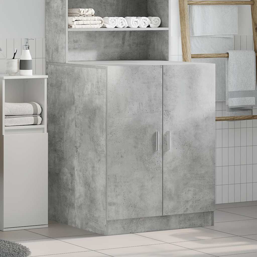 Mobile per Lavatrice Grigio Cemento 71x71,5x91,5 cm - homemem39