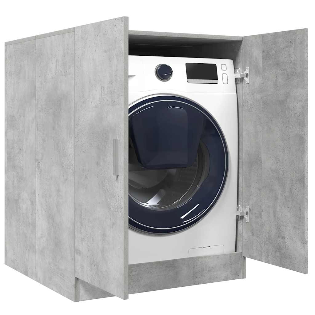 Mobile per Lavatrice Grigio Cemento 71x71,5x91,5 cm - homemem39
