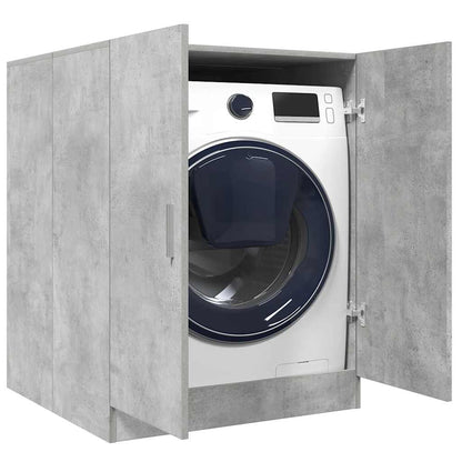 Mobile per Lavatrice Grigio Cemento 71x71,5x91,5 cm - homemem39
