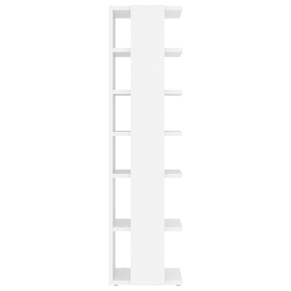 Scarpiera Bianca 27,5x27x102 cm in Legno Multistrato - homemem39