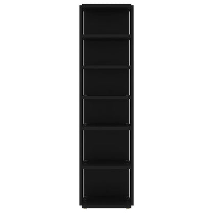 Scarpiere 2 pz Nere 27,5x27x102 cm - homemem39
