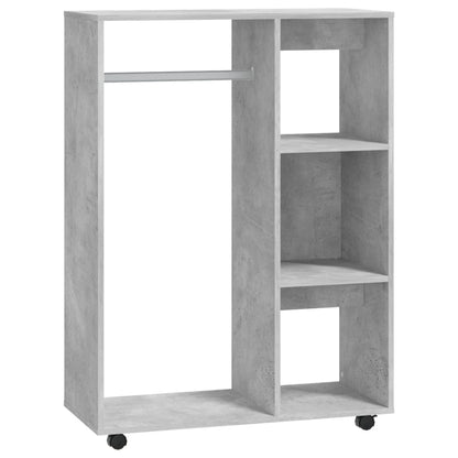 Armadio Grigio Cemento 80x40x110 cm in Truciolato - homemem39