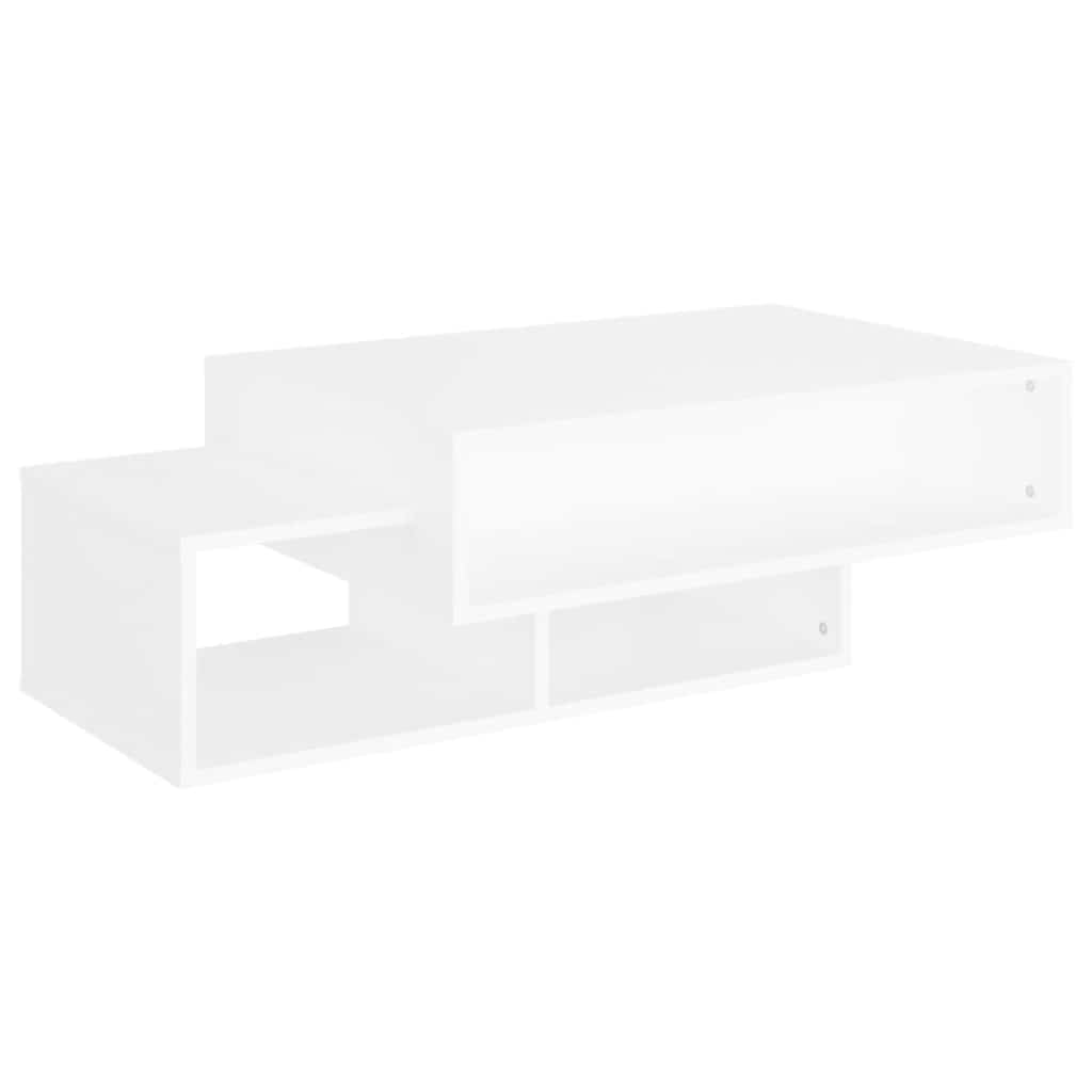 Tavolino da Salotto Bianco 102x55x42 cm Legno Legno Multistrato | homemem39