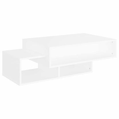 Tavolino da Salotto Bianco 102x55x42 cm Legno Legno Multistrato