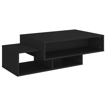 Tavolino da Salotto Nero 105x55x32 cm in Truciolato | homemem39