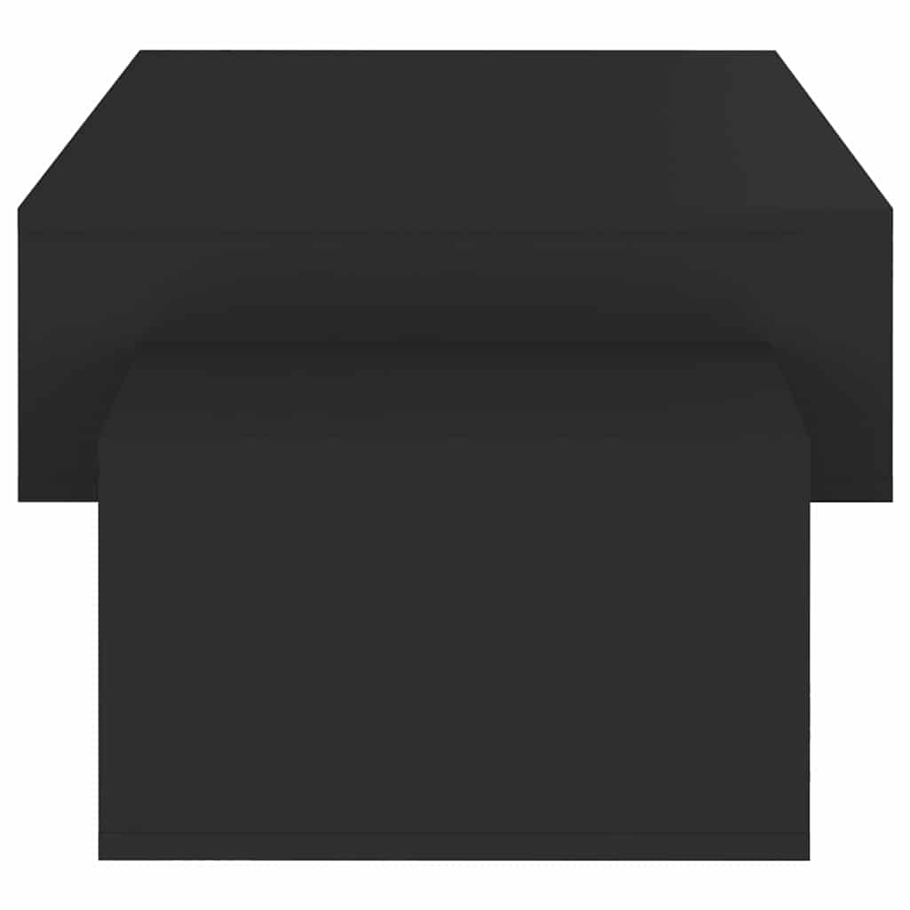 Tavolino da Salotto Nero 105x55x32 cm Legno Legno Multistrato