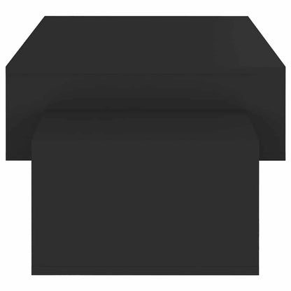Tavolino da Salotto Nero 105x55x32 cm Legno Legno Multistrato