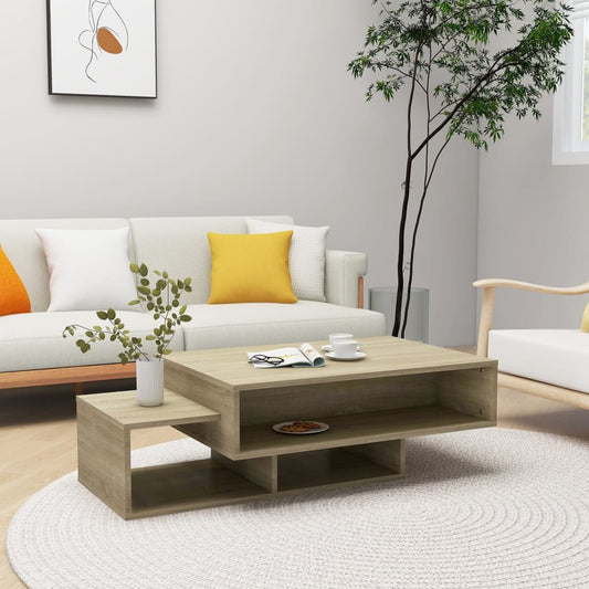 Tavolino da Salotto Rovere Sonoma 105x55x32 cm in Truciolato | homemem39